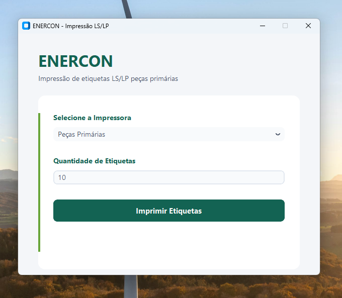 Sistema de Impressão  Zebra